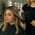 سالن زیبایی دلین خدمات تخصصی رنگ و لایت و کراتین در تهران پاسداران